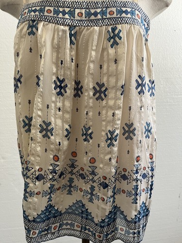 Joie Rosenda Silk Aztec Southwest Print Top Spaghetti Straps Size Medium - Picture 3 of 8