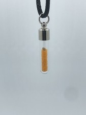 Orange - Mustard Seed Necklace - Free shipping mustardseednecklace faith