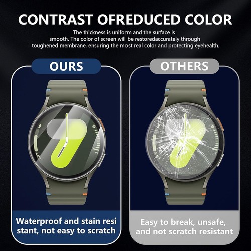 Ochraniacz ekranu do Samsung Galaxy Watch 8/7/6/5/4/3/FE Classic Glass 40 44MM - Zdjęcie 5 z 10
