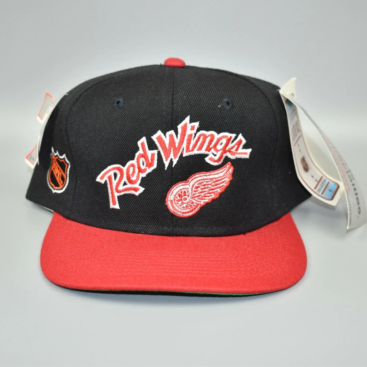 Vintage Detroit Red Wings Sports Specialties Script Snapback