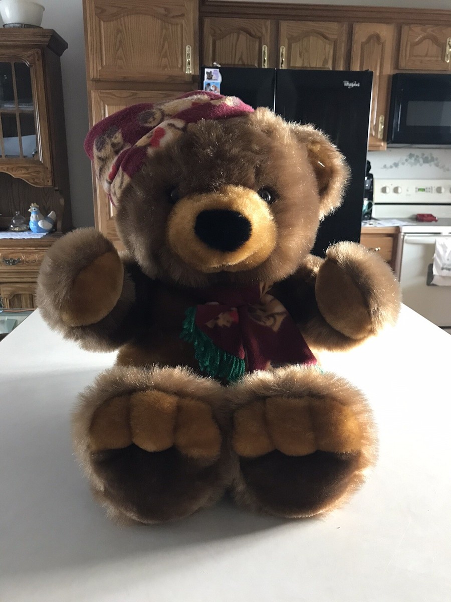 Vtg JC Penney Holiday Collection Golden Bear Co. 26” Stuffed/Plush