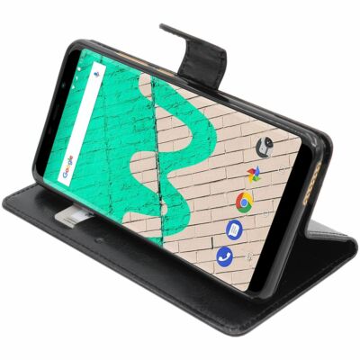 Housse Portefeuille Fleur Pour Wiko View Max - Coque Flip Cover En Similicuir - Neuf Sous Blister