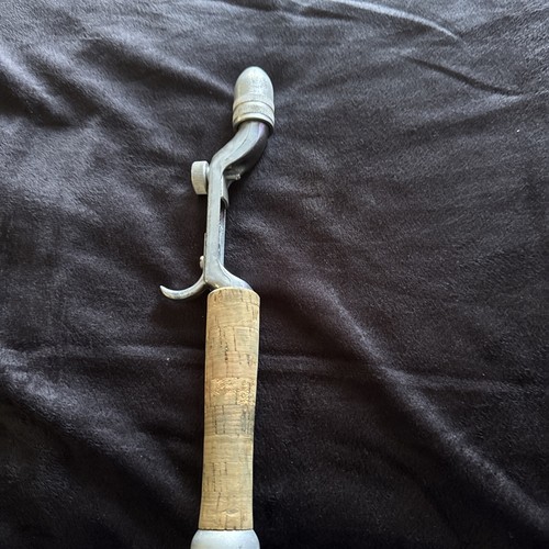 HERTERS Fishing Rod Bait Caster Made USA 11”Cork Vintage RARE