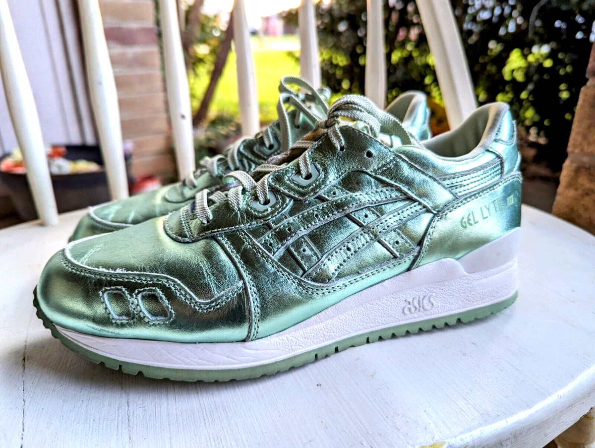 Asics top metallic sneakers