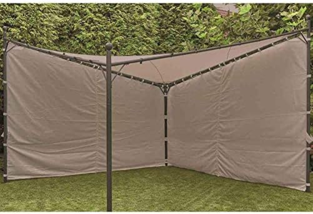 Siena Garden Berlino Laterale per Gazebo, Grigio Chiaro