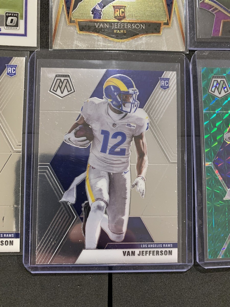 Van Jefferson RC lot x 13 Select Purple Die Cut / Green Van Jefferson RC lot x 13 Select Purple Die Cut / Green
