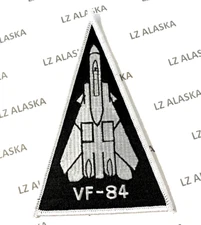 US NAVY VF-84 JOLLY ROGERS SQUADRON F-14 TOMCAT TRIANGLE PATCH (N11)