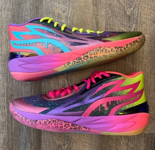 Puma x Lamelo Ball MB.02 Be You Multicolor Melo Size 15 Sneakers Shoes 378283-01