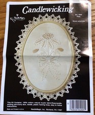 Vintage Needle Magic Candlewicking Kit 4005, Posy Candlewick Needlepoint