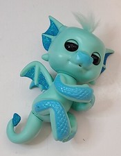 WowWee Fingerlings Glitter Dragon Noa Green Blue 2017 22618EL