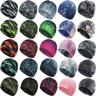 Winter Skull Cap Thermal Helmet Liner Cycling Running Beanie Hat for Men Women