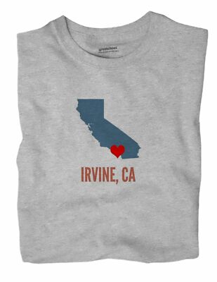 Irvine California CA T-Shirt HEART