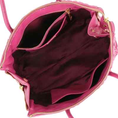 Miu Miu Tote Bag Matelasse Lambskin Azalee Pink RN1015 N88 F0233