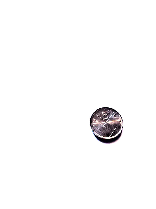 Aruba 5  Cents 2001(u) Nickel Bonded Steel KM#2 UNC