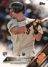 2016 Topps Baseball #433 - Trevor Brown RC - San Francisco Giants  16-807