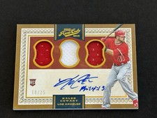 Kaleb Cowart 2016 Panini Prime Cuts Auto Rookie RC #ed 18/25