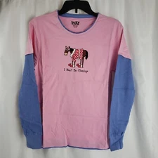 Lazy One Womens Pajama Long Sleeve - I Don't Do Mornings