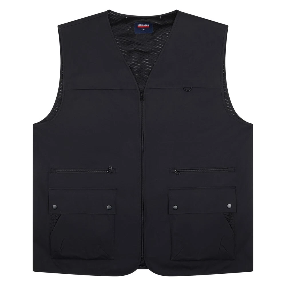 ESPIONAGE BLACK MULTIPOCKET GILET/WAISTCOAT /BODYWARMER 2XL3XL4XL5XL 6XL 7XL8XL
Opens in a new windo