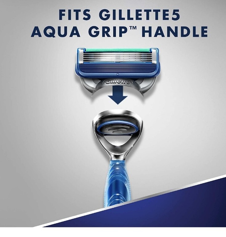 Gillette Fusion 5 Razor Blade refills New Packs of 12 Cartridges. New