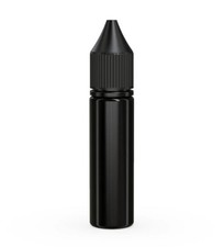 CHUBBY GORILLA 20ML V3 PET Bottles 25pack OPAQUE BLACK BOTTLE/BLACK LID