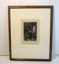 Antique 1889 Goethe Faust A LALAUZE A QUANTIN Illustrated Etching #3