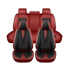 Foneso Car Seat Covers for Truck Chevy Chevrolet Silverado GMC Sierra Leather...
