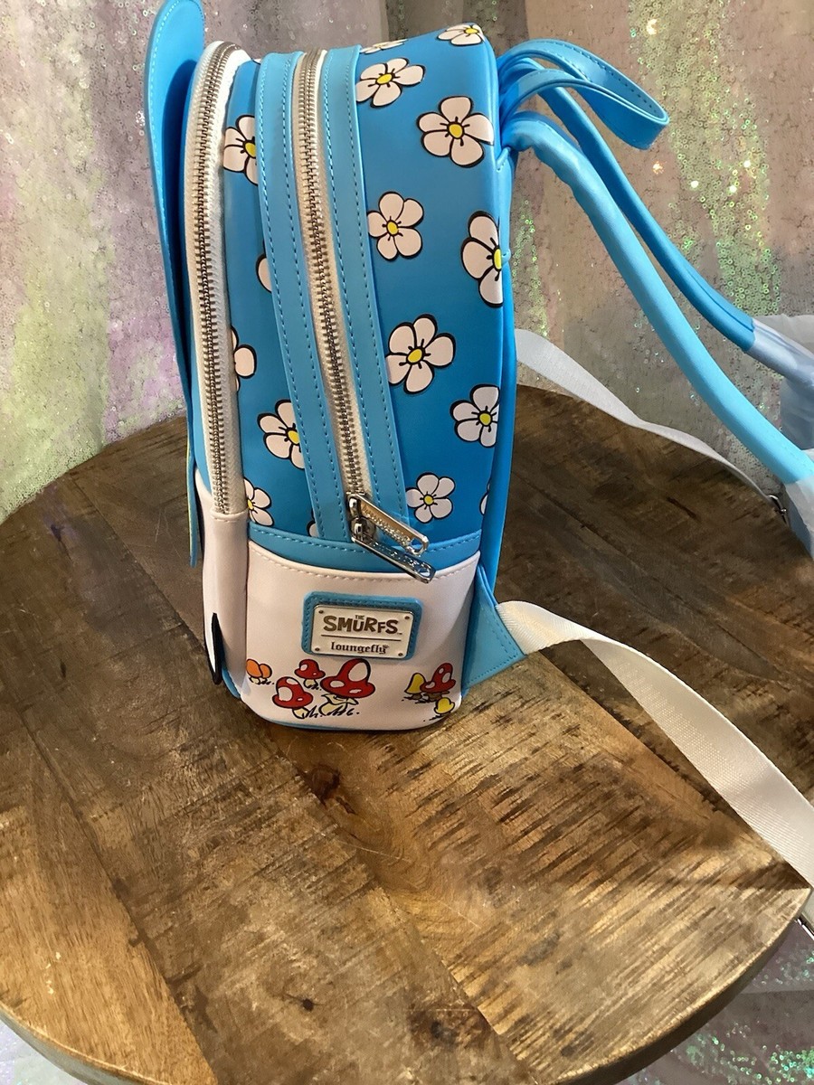 Loungefly Smurfs Smurfette Backpack & Matching Wallet Set  display picture 1