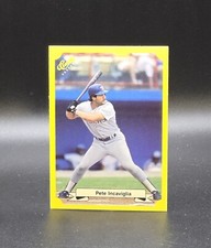 1987 Classic Yellow PETE INCAVIGLIA Green Back Variation Rookie Card #131