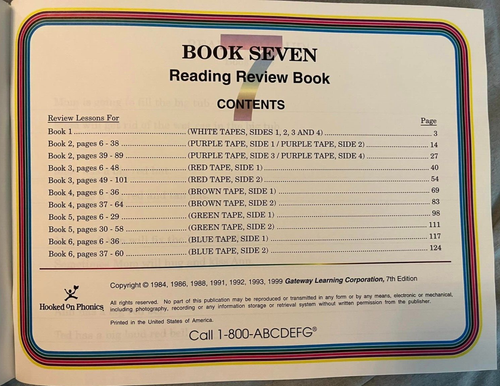 Hooked On Phonics Back To Basics Reading Review Book 7 - Imagen 2 de 2