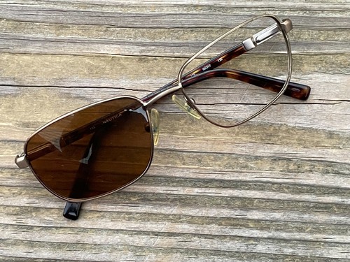 Nautica Men Eyeglasses Frame Bronze/Brown Tone Glasses/Sunglasses Frame