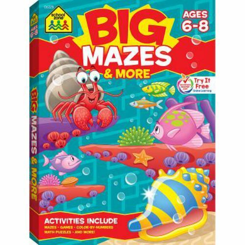 School Zone Big Mazes More Workbook By Zone School 1601592574 EBay School Zone Big Mazes More Workbook By Zone School 1601592574 EBay