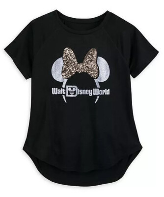 New Disney Parks Belle Bronze Minnie Ears headband Minnie Mouse Belle of the Ball Ears Headband for Adults  main image 3