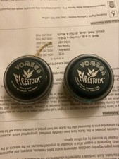 Yomega Firestorm Yo-Yo s. Vintage 1998 Dark Green Acrylic, by Bandai 2 Count