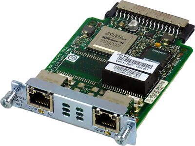 Cisco VVIC3-2MFT-T1/E1 Multiflex Trunk Voice/WAN Schnittstelle Erweiterungskarte
