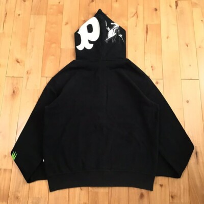 Aoyama Limited BAPE Panda full zip hoodie Black A Bathing Ape Size