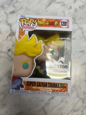 FUNKO POP Dragon Ball Super Saiyan Trunks Glow in Dark amazon