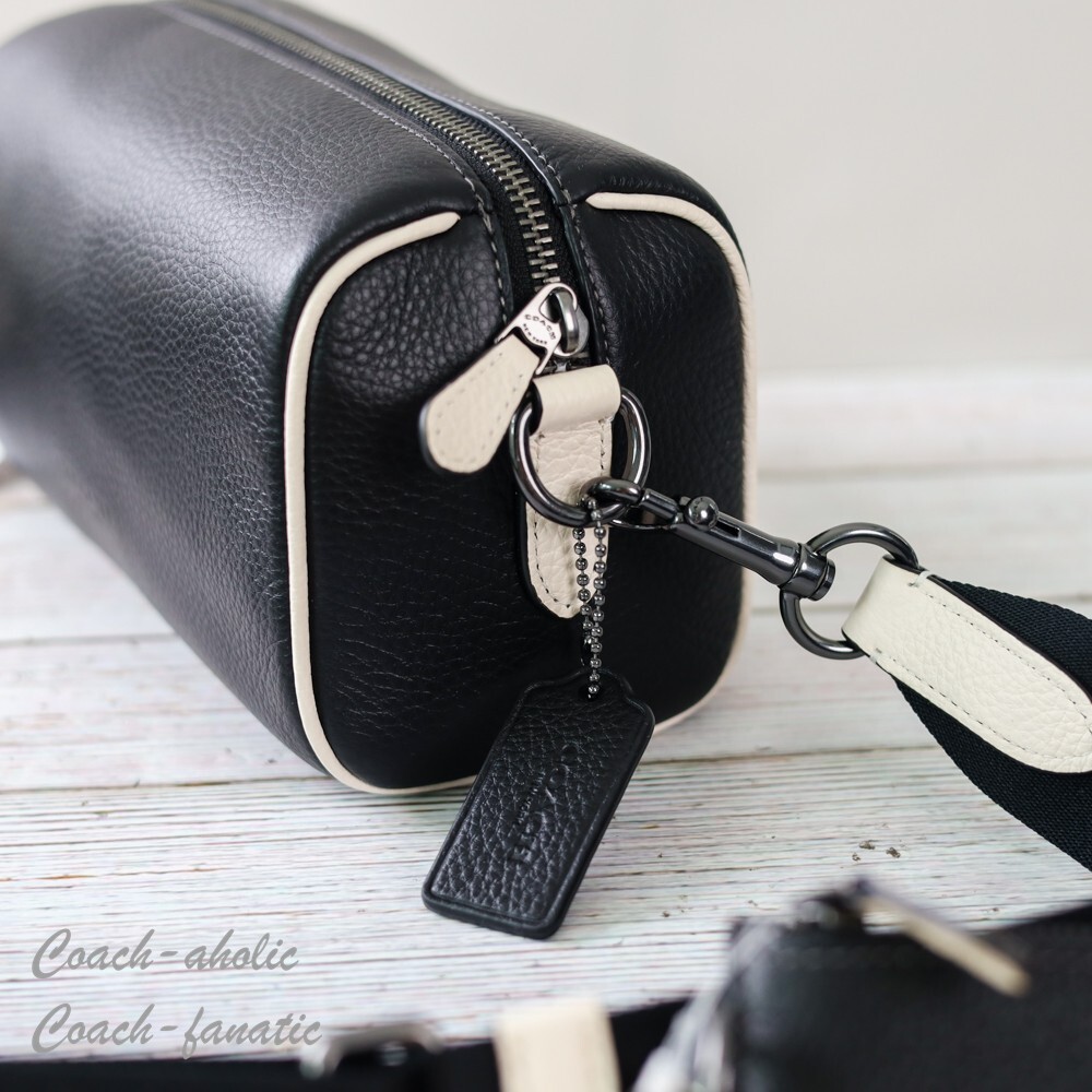 NWT Coach CP172 Axel Leather Crossbody in Black | eBay