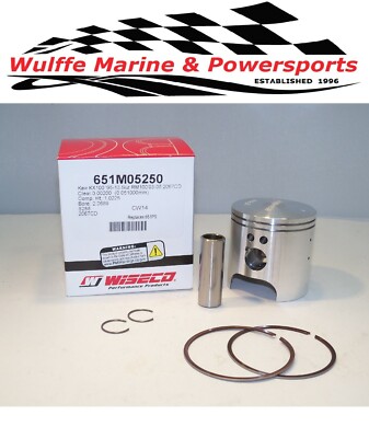 Wiseco Piston Kit Kawasaki KX 100 1995-13 Suzuki RM 100 2003-05 651M05250 52.5mm