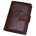Leather Passport Wallet Case Holder Cover for Travel Clutch Purse