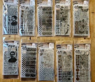 Tim Holtz Stamper's Anonymous Stamp/Stencil CHOOSE FROM 16 SETS buy more & save