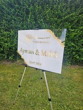 Willkommensschild Hochzeit