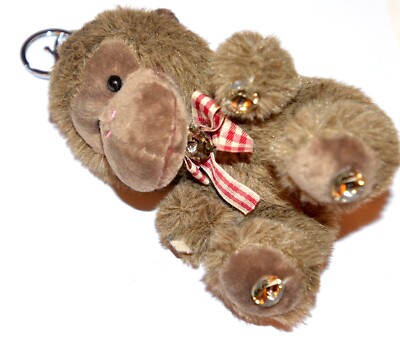 Mein großer Teddy Schlüsselanhänger flauschig Plüsch süß bezaubernd I Think I Am A Monkey 18,5 cm