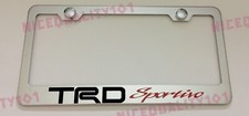 Toyota Trd Sportivo Stainless Steel Chrome License Plate Frame Holder Rust Free Toyota Trd Sportivo Stainless Steel Chrome License Plate Frame Holder Rust Free