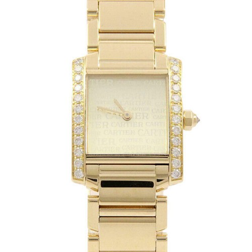 Authentic Cartier Tank Française 18K Yellow Gold Bracelet  display picture 1