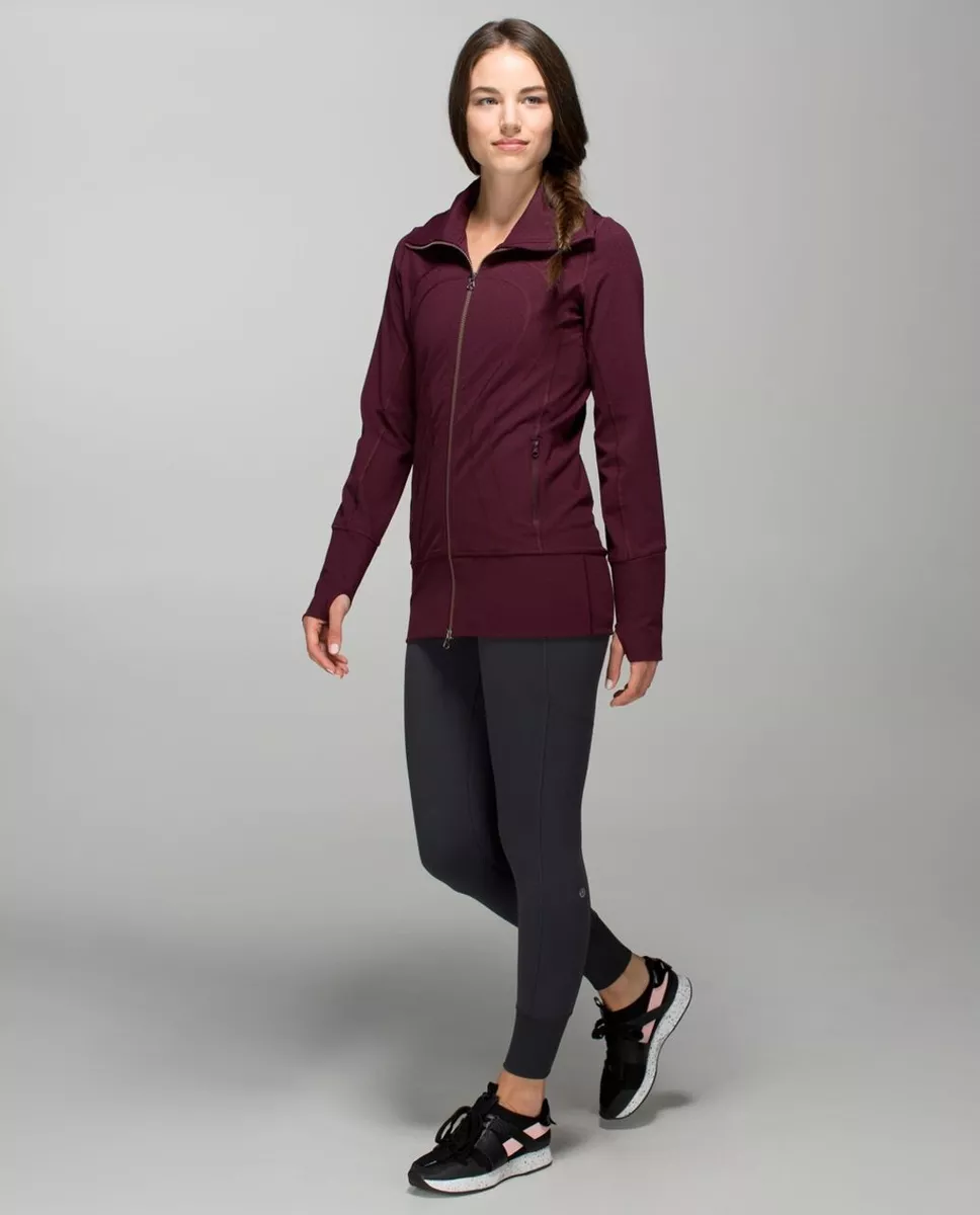 LULULEMON STRIDE JACKET II BORDEAUX DRAMA SIZE 2