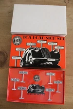 K-Line K417902A-987CA Cast Metal TCA Road Sign Set O Scale Train NEW NIB 1998