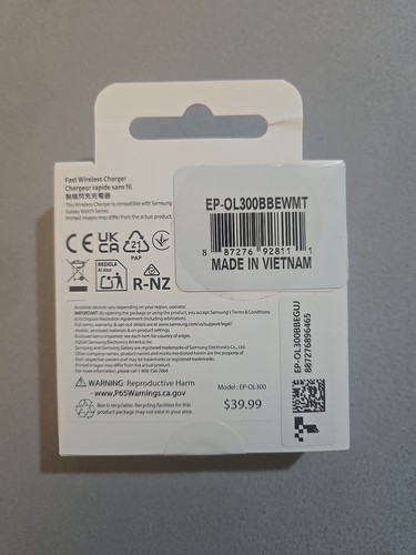 NEW ORIGINAL GENUINE Samsung Galaxy Watch Fast Wireless Charger (USB-C) EP-OR900 - Photo 2 sur 2
