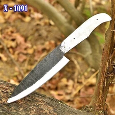 Custom Handmade Forged Carbon Steel Chef Kitchen Knife Blank Blade