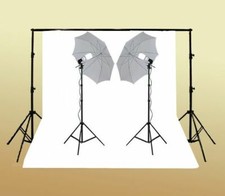 Photography Muslin Backdrop Background Support Lighting Kit
