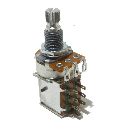 Guitar push pull potentiometer switch, A250K, B250K, B500K, A500K tone volume - Picture 16 of 16